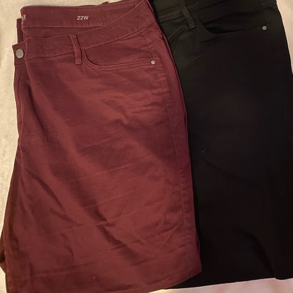 Ox blood jeggings - Picture 3 of 3